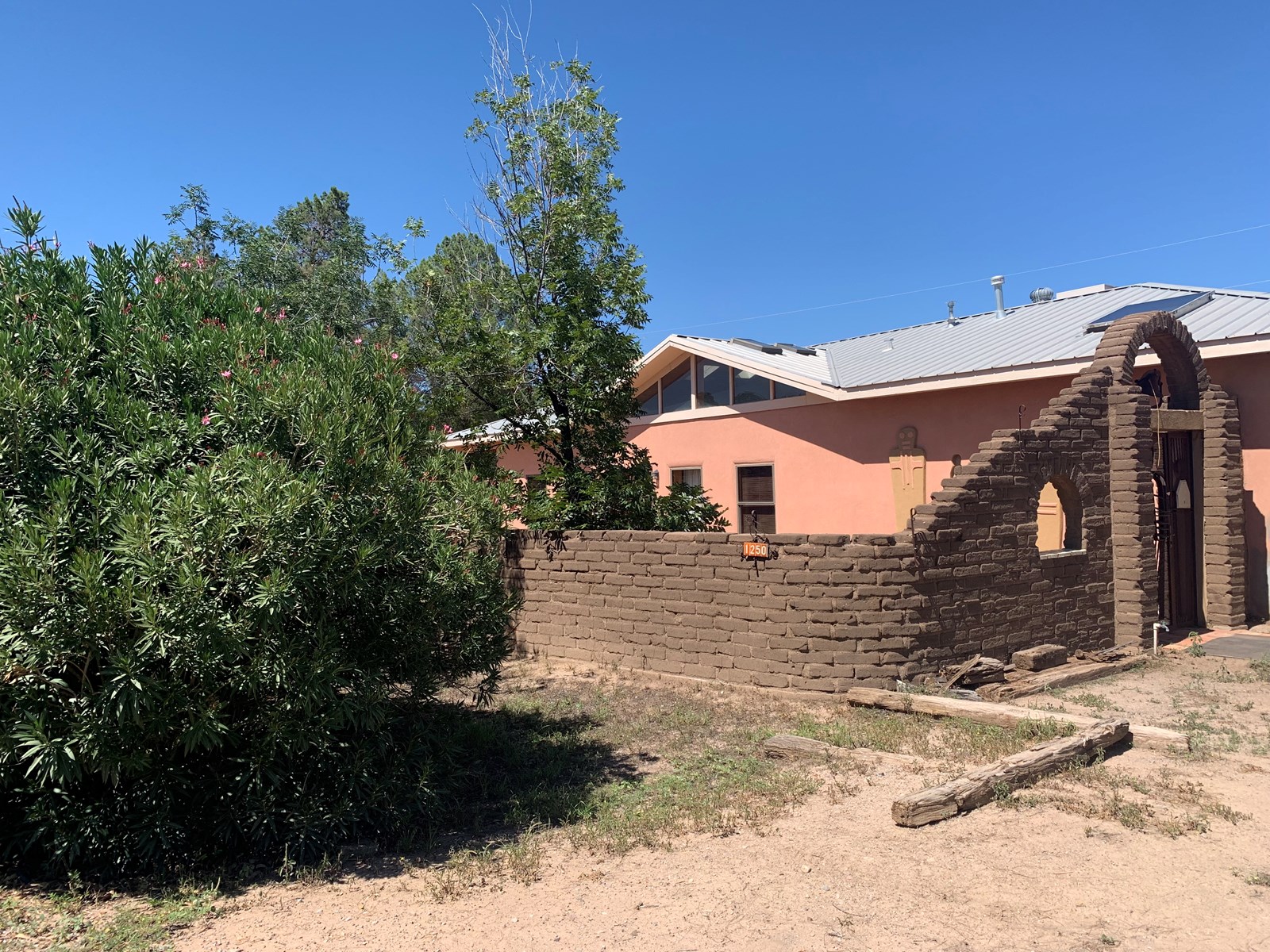 Three bedroom, two bath adobe home